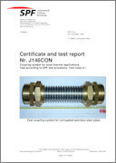 SPF testing certificate No 2